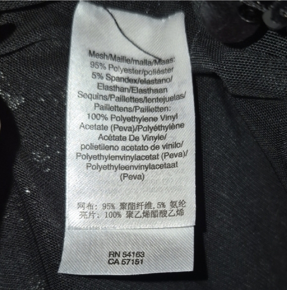 DKNY 🖤✨ Black Sequin Blouse - Picture 4 of 9